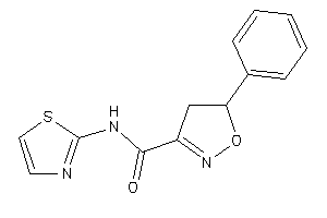 5-phenyl-N-thiazol-2-yl-2-isoxazoline-3-carboxamide