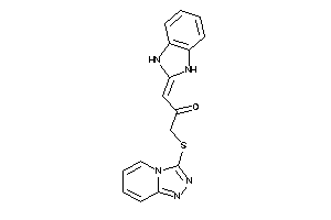1-(1,3-dihydrobenzimidazol-2-ylidene)-3-([1,2,4]triazolo[4,3-a]pyridin-3-ylthio)acetone