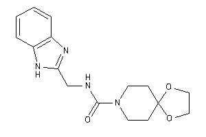 N-(1H-benzimidazol-2-ylmethyl)-1,4-dioxa-8-azaspiro[4.5]decane-8-carboxamide