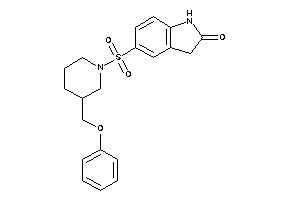 5-[3-(phenoxymethyl)piperidino]sulfonyloxindole