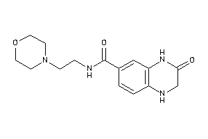 3-keto-N-(2-morpholinoethyl)-2,4-dihydro-1H-quinoxaline-6-carboxamide