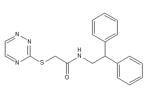 N-(2,2-diphenylethyl)-2-(1,2,4-triazin-3-ylthio)acetamide