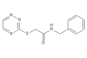 N-benzyl-2-(1,2,4-triazin-3-ylthio)acetamide