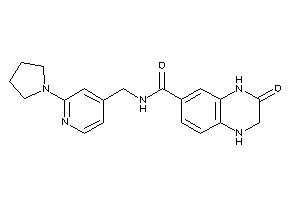 3-keto-N-[(2-pyrrolidino-4-pyridyl)methyl]-2,4-dihydro-1H-quinoxaline-6-carboxamide