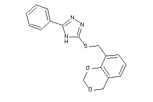 3-(4H-1,3-benzodioxin-8-ylmethylthio)-5-phenyl-4H-1,2,4-triazole