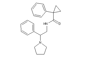 1-phenyl-N-(2-phenyl-2-pyrrolidino-ethyl)cyclopropanecarboxamide