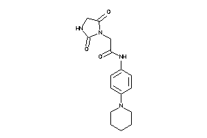 2-(2,5-diketoimidazolidin-1-yl)-N-(4-piperidinophenyl)acetamide