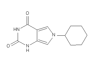 6-cyclohexyl-1H-pyrrolo[3,4-d]pyrimidine-2,4-quinone