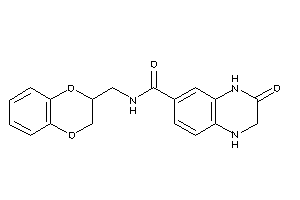 N-(2,3-dihydro-1,4-benzodioxin-3-ylmethyl)-3-keto-2,4-dihydro-1H-quinoxaline-6-carboxamide