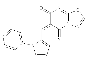 5-imino-6-[(1-phenylpyrrol-2-yl)methylene]-[1,3,4]thiadiazolo[3,2-a]pyrimidin-7-one