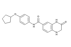 N-[4-(cyclopentoxy)phenyl]-3-keto-2,4-dihydro-1H-quinoxaline-6-carboxamide