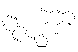 5-imino-6-[[1-(2-naphthyl)pyrrol-2-yl]methylene]-[1,3,4]thiadiazolo[3,2-a]pyrimidin-7-one
