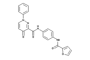 N-[4-(2-furoylamino)phenyl]-4-keto-1-phenyl-pyridazine-3-carboxamide