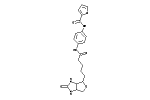 N-[4-[5-(2-keto-1,3,3a,4,6,6a-hexahydrothieno[3,4-d]imidazol-4-yl)pentanoylamino]phenyl]-2-furamide