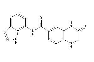 N-(1H-indazol-7-yl)-3-keto-2,4-dihydro-1H-quinoxaline-6-carboxamide