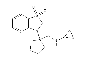 Cyclopropyl-[[1-(1,1-diketo-2,3-dihydrobenzothiophen-3-yl)cyclopentyl]methyl]amine