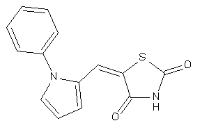 Image of 5-[(1-phenylpyrrol-2-yl)methylene]thiazolidine-2,4-quinone