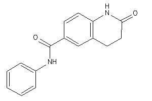 2-keto-N-phenyl-3,4-dihydro-1H-quinoline-6-carboxamide