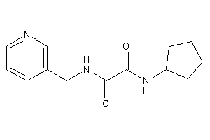 Image of N'-cyclopentyl-N-(3-pyridylmethyl)oxamide