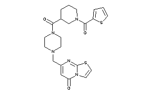 7-[[4-[1-(2-thenoyl)nipecotoyl]piperazino]methyl]thiazolo[3,2-a]pyrimidin-5-one