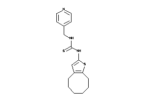 1-(4,5,6,7,8,9-hexahydrocycloocta[b]thiophen-2-yl)-3-(4-pyridylmethyl)thiourea