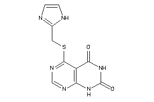 Image of 4-(1H-imidazol-2-ylmethylthio)-8H-pyrimido[4,5-d]pyrimidine-5,7-quinone