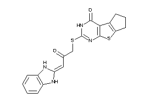 [[3-(1,3-dihydrobenzimidazol-2-ylidene)-2-keto-propyl]thio]BLAHone