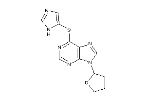 6-(1H-imidazol-5-ylthio)-9-(tetrahydrofuryl)purine