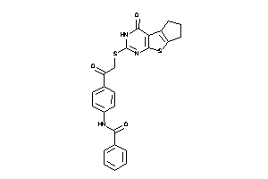 N-[4-[2-[(ketoBLAHyl)thio]acetyl]phenyl]benzamide