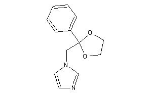 Image of 1-[(2-phenyl-1,3-dioxolan-2-yl)methyl]imidazole