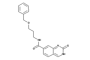 N-(3-benzoxypropyl)-2-thioxo-3H-quinazoline-7-carboxamide