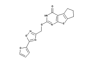 [[5-(2-furyl)-1,2,4-oxadiazol-3-yl]methylthio]BLAHone