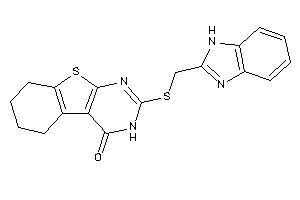 2-(1H-benzimidazol-2-ylmethylthio)-5,6,7,8-tetrahydro-3H-benzothiopheno[2,3-d]pyrimidin-4-one