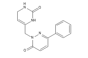 2-[(2-keto-3,4-dihydro-1H-pyrimidin-6-yl)methyl]-6-phenyl-pyridazin-3-one