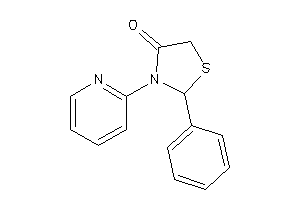 2-phenyl-3-(2-pyridyl)thiazolidin-4-one