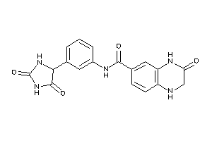 N-[3-(2,5-diketoimidazolidin-4-yl)phenyl]-3-keto-2,4-dihydro-1H-quinoxaline-6-carboxamide