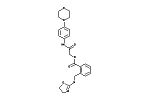 2-[(2-thiazolin-2-ylthio)methyl]benzoic Acid [2-keto-2-(4-morpholinoanilino)ethyl] Ester