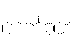 N-[2-(cyclohexoxy)ethyl]-3-keto-2,4-dihydro-1H-quinoxaline-6-carboxamide