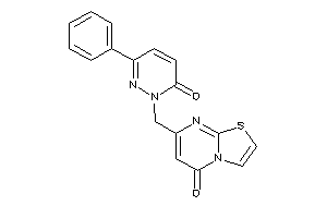 Image of 7-[(6-keto-3-phenyl-pyridazin-1-yl)methyl]thiazolo[3,2-a]pyrimidin-5-one