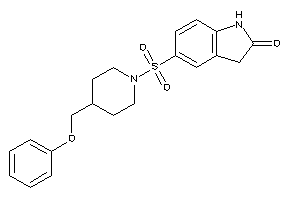 5-[4-(phenoxymethyl)piperidino]sulfonyloxindole