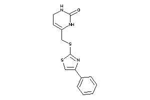 Image of 6-[[(4-phenylthiazol-2-yl)thio]methyl]-3,4-dihydro-1H-pyrimidin-2-one