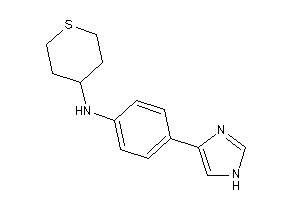 [4-(1H-imidazol-4-yl)phenyl]-tetrahydrothiopyran-4-yl-amine