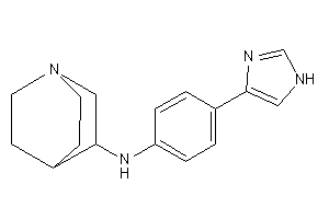 [4-(1H-imidazol-4-yl)phenyl]-quinuclidin-3-yl-amine