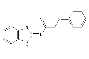 N-(3H-1,3-benzothiazol-2-ylidene)-2-(phenylthio)acetamide