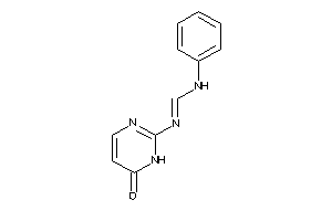 N'-(6-keto-1H-pyrimidin-2-yl)-N-phenyl-formamidine