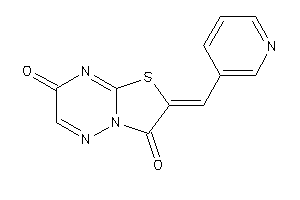 Image of 2-(3-pyridylmethylene)thiazolo[3,2-b][1,2,4]triazine-3,7-quinone