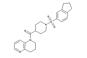 3,4-dihydro-2H-1,5-naphthyridin-1-yl-(1-indan-5-ylsulfonyl-4-piperidyl)methanone