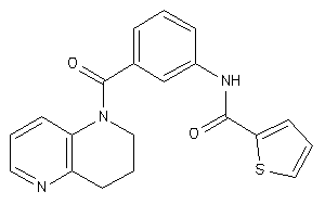 N-[3-(3,4-dihydro-2H-1,5-naphthyridine-1-carbonyl)phenyl]thiophene-2-carboxamide