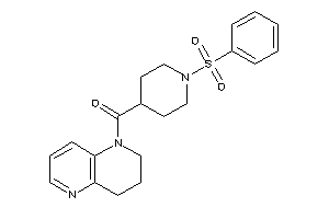 Image of (1-besyl-4-piperidyl)-(3,4-dihydro-2H-1,5-naphthyridin-1-yl)methanone