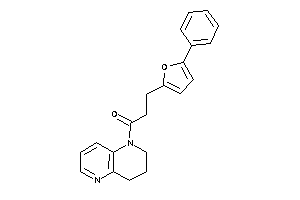 1-(3,4-dihydro-2H-1,5-naphthyridin-1-yl)-3-(5-phenyl-2-furyl)propan-1-one